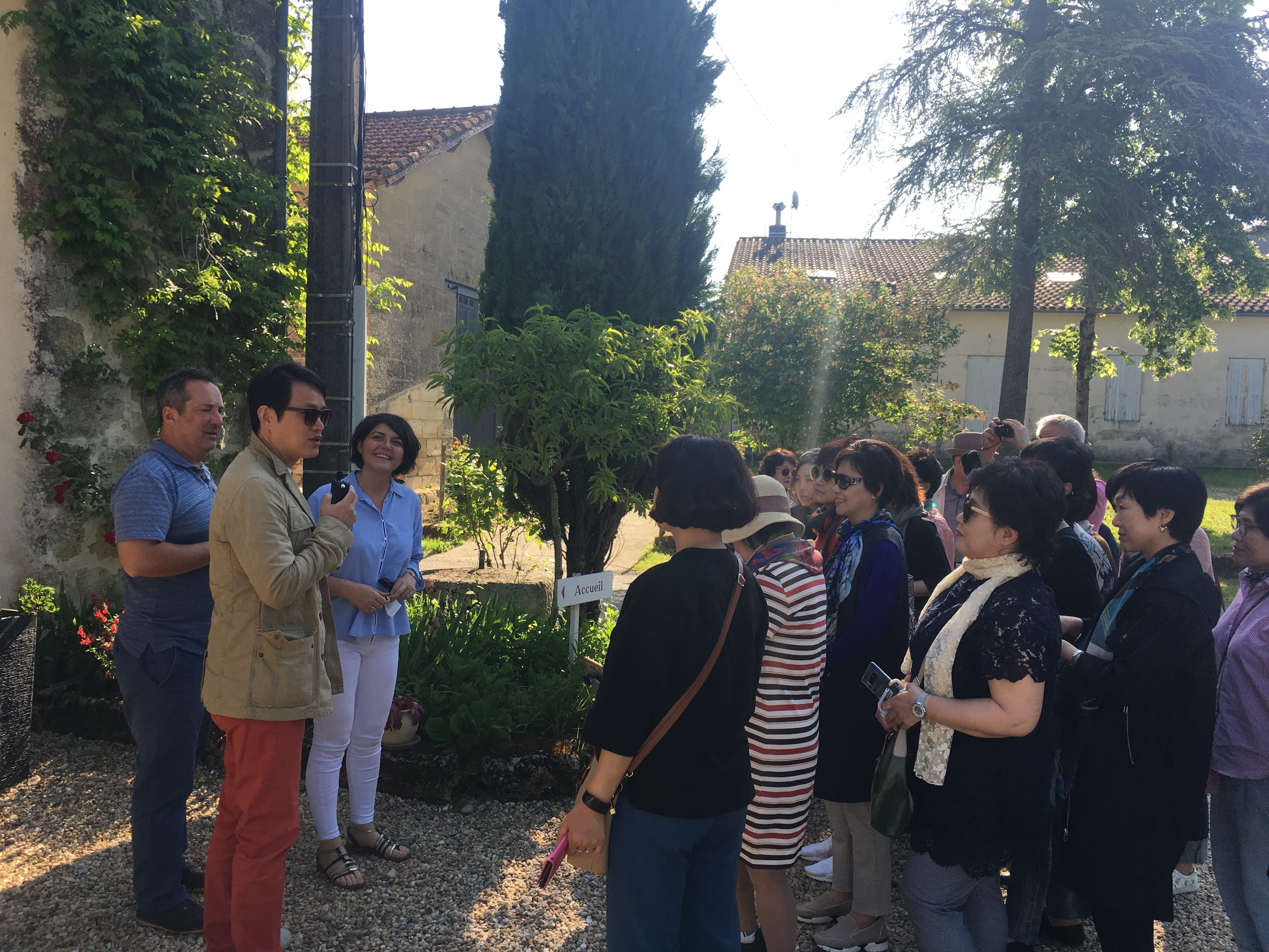 ateliers oenologiques pour touriste de Corée