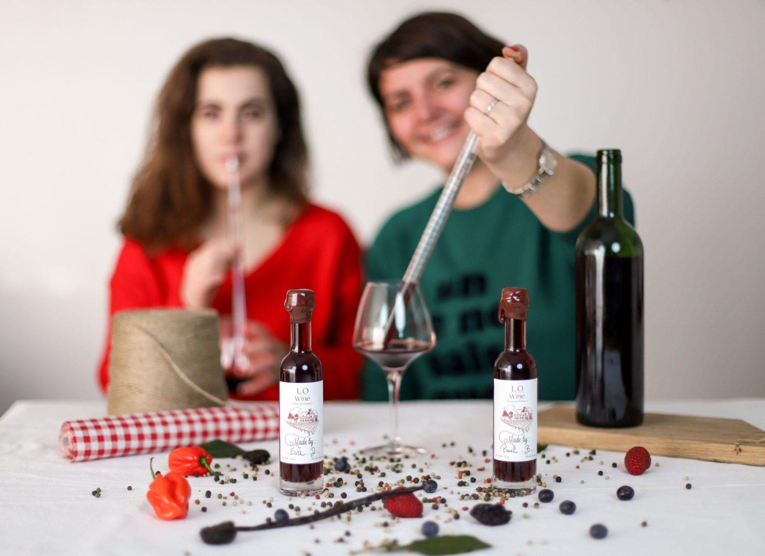 jeu de dégustation CéaWine® atelier en duo dans le vin jeu d'assemblage