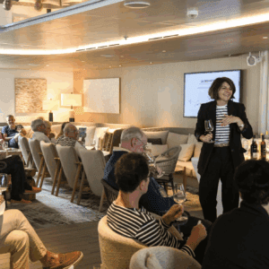 Cour d'oenologie Croisière PONANT lo wine