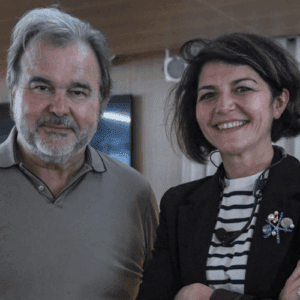 Laetitia Ouspointour et Pierre Hérmé Croisière PONANT cours d'oenologie