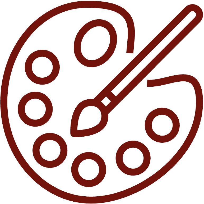 Pictogramme Palette de Couleur